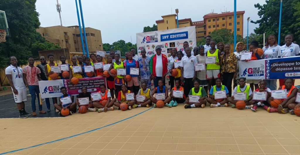 Clôture du Girl’s Growth Camp : Rich Die Kabore nommée ambassadrice pour la promotion du Basketball féminin au Burkina Faso